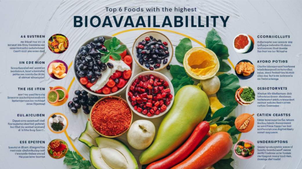 Top 6 Food with the Highest Bio Availability